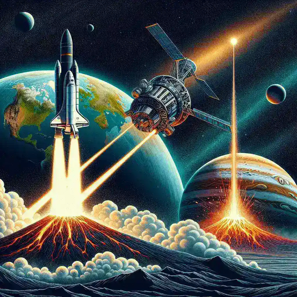 NASA anuncia missão para estudar vulcões ativos em Io